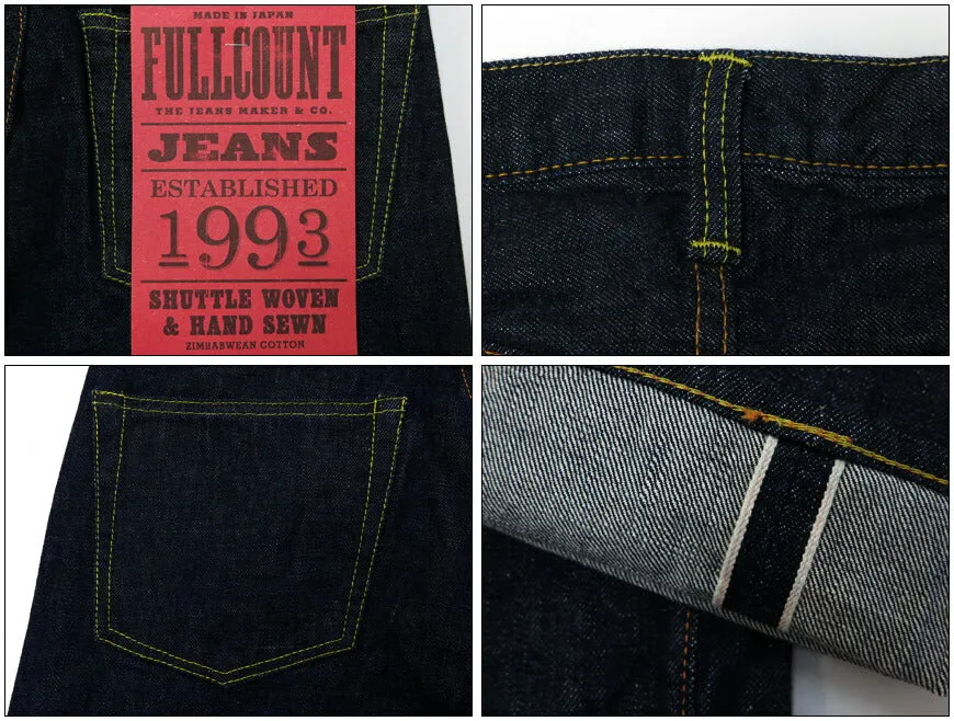 フルカウント FULLCOUNT 1101 ORIGINAL STRAIGHT ジーンズ オリジナルストレート 13.7oz ジンバブエコットン デニム