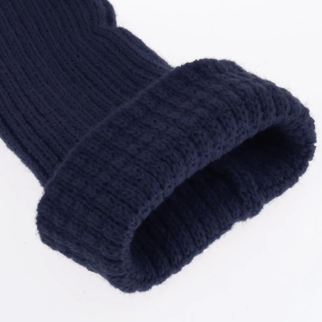 1 Pair Over Knee Leg Warmers Protector Socks For Dancing Yoga Dark Blue