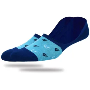 270° Non-Slip No Show Boats & Anchors (Blue)