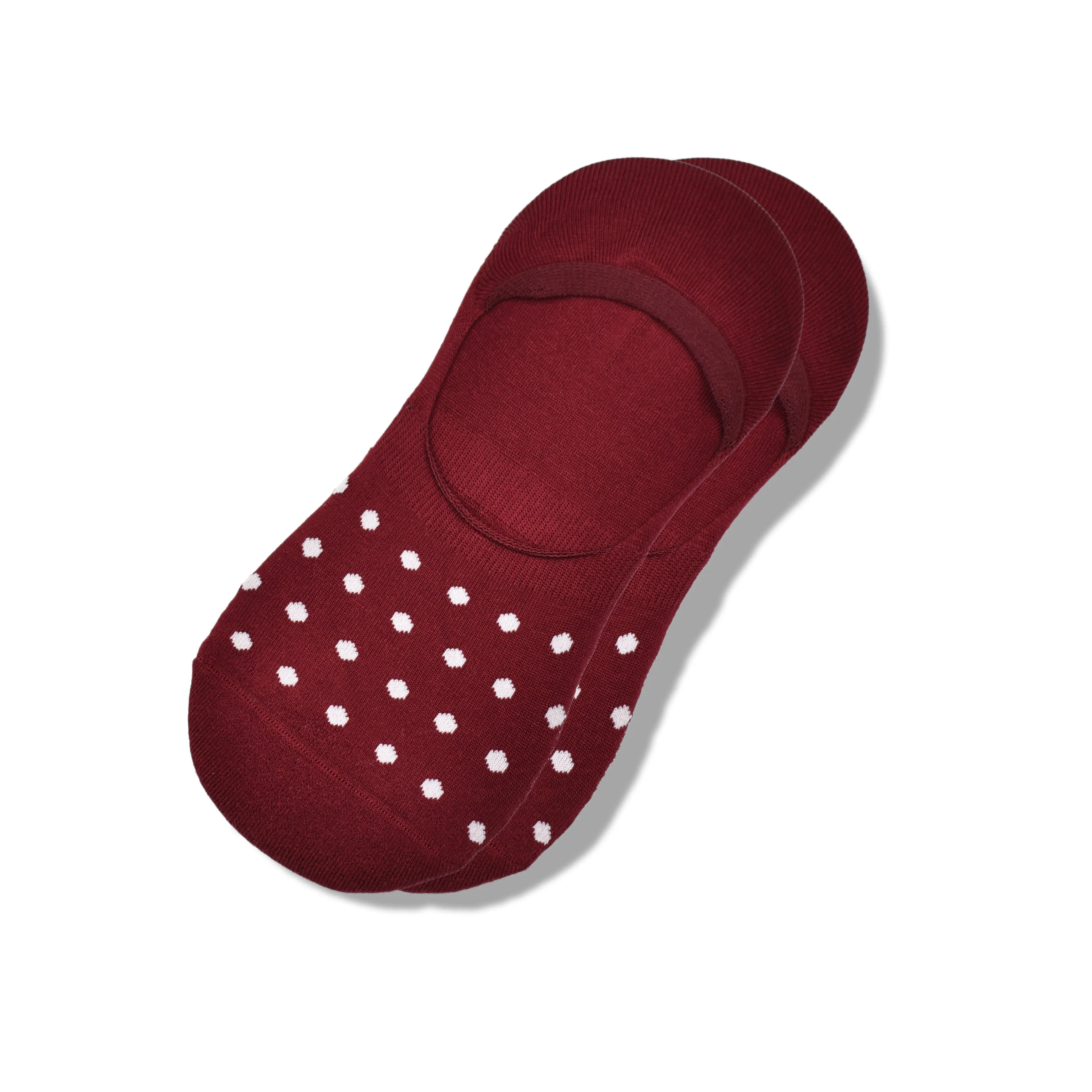 270° Non-Slip No Show - Bumble (Burgundy)