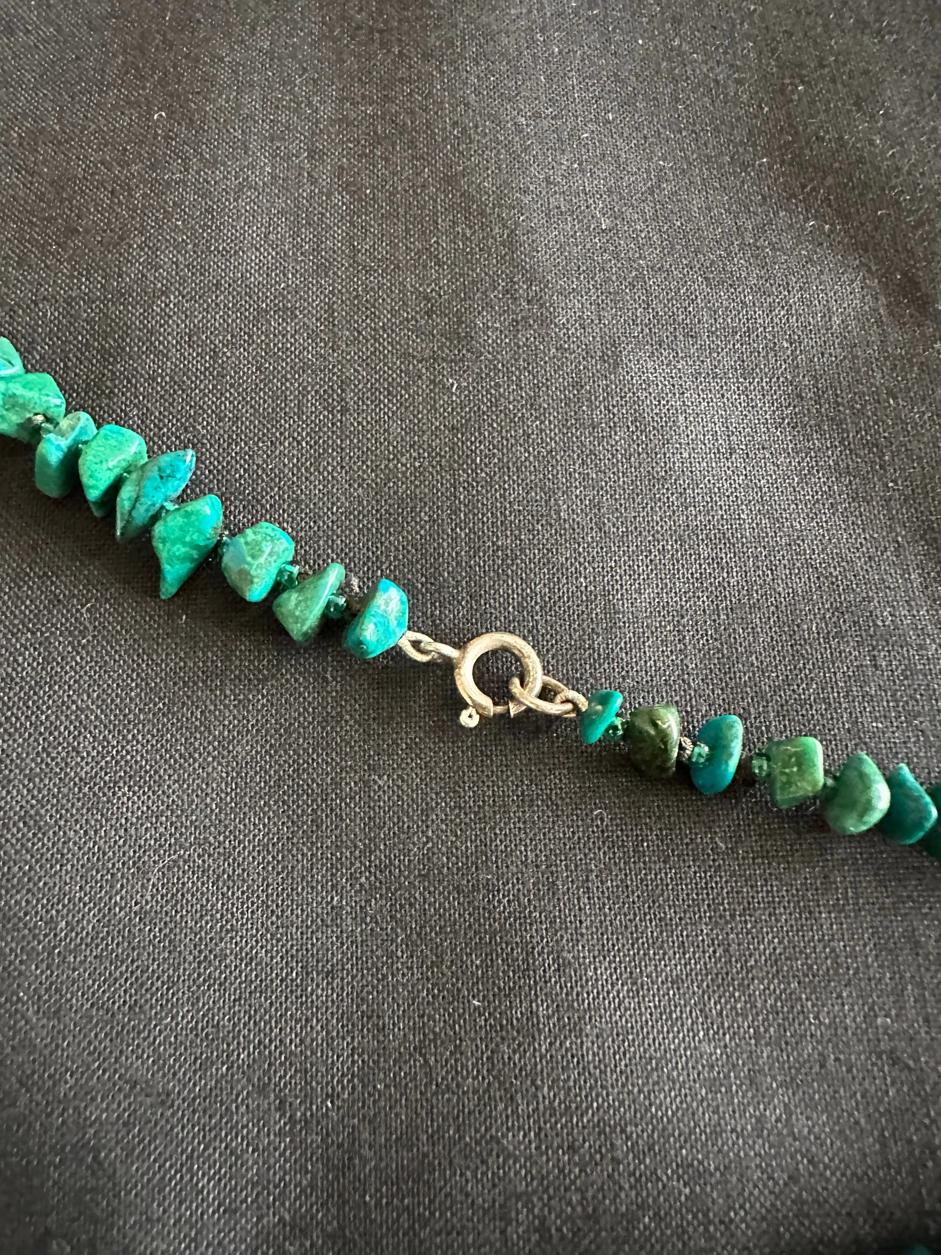 30in Turquoise Nugget Necklace