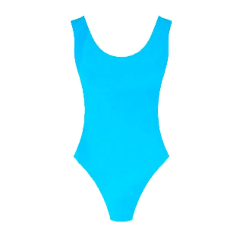 80s Leotard Blue