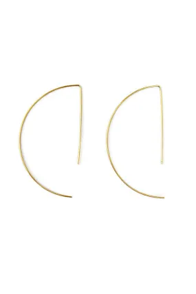 Addison Half Hoop Gold Earring