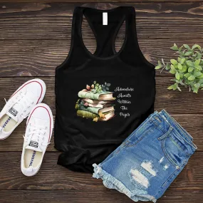 Adventure Awaits Book Women's Tank Top