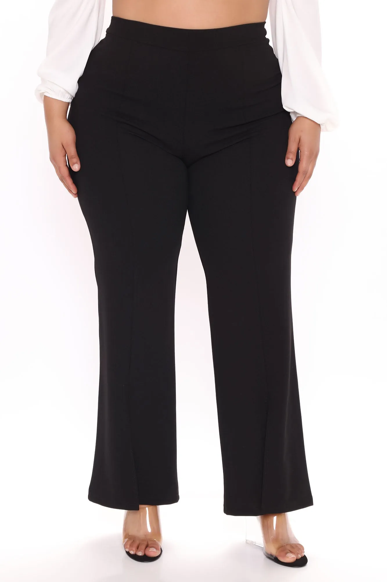 Amorra High Waisted Dress Pant - Black