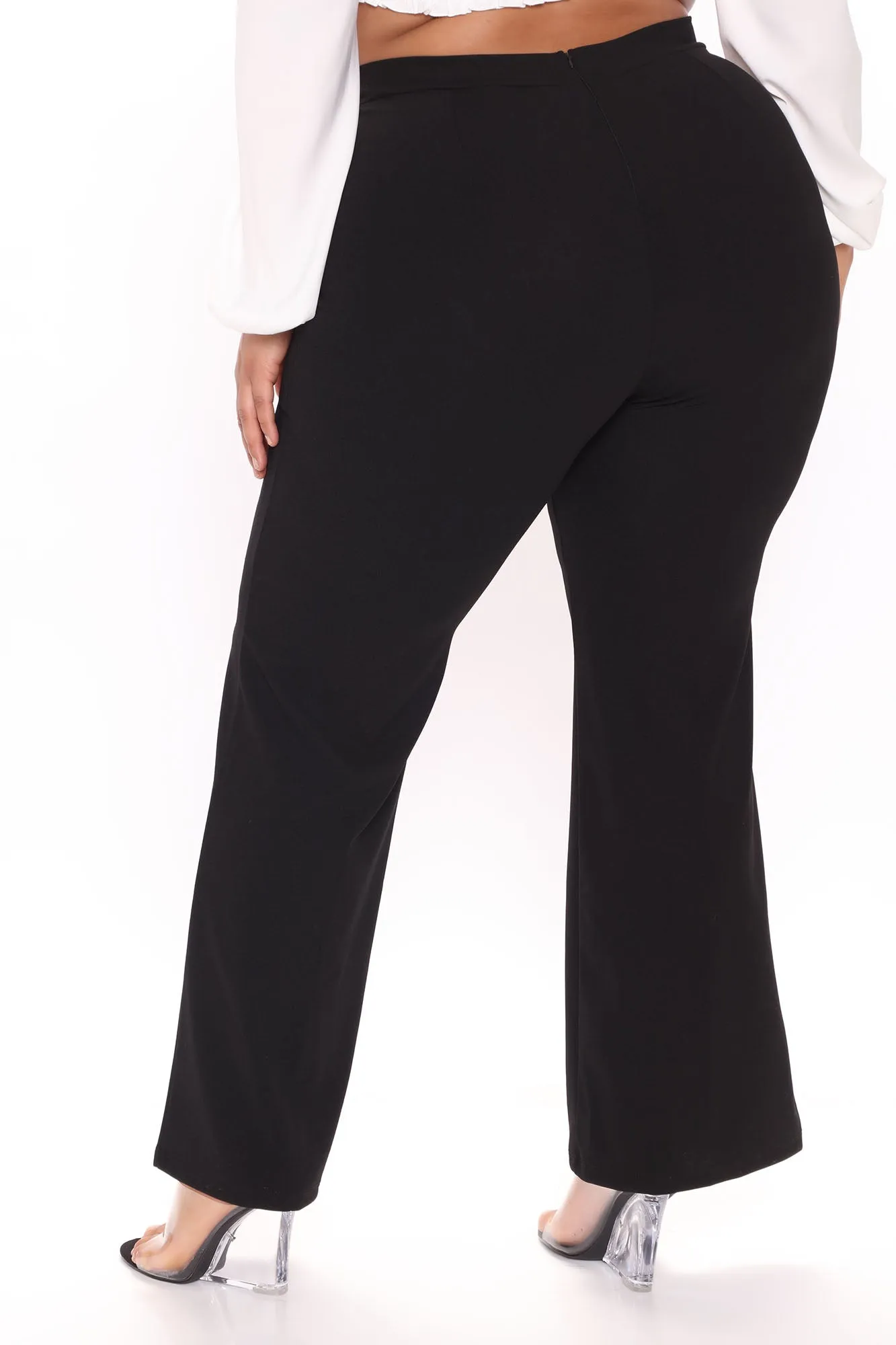 Amorra High Waisted Dress Pant - Black