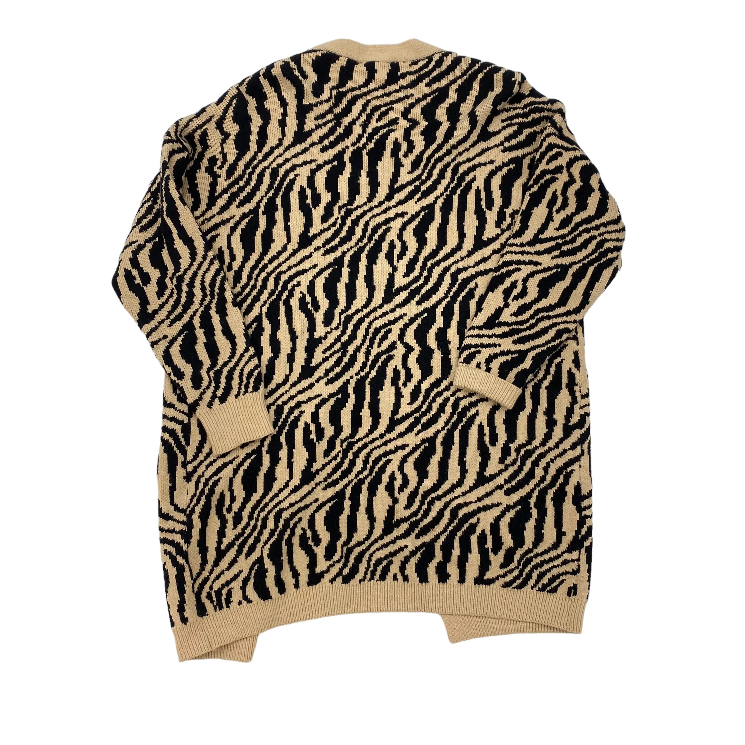 ANIMAL PRINT SWEATER CARDIGAN by FATE Size:S