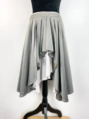 Anuschka Hoevener Taupe Layered Skirt - AU12