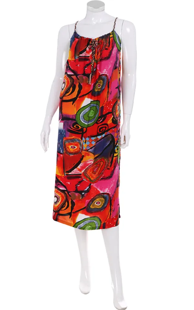 AO6105 Multi Color Casual Fit Dress