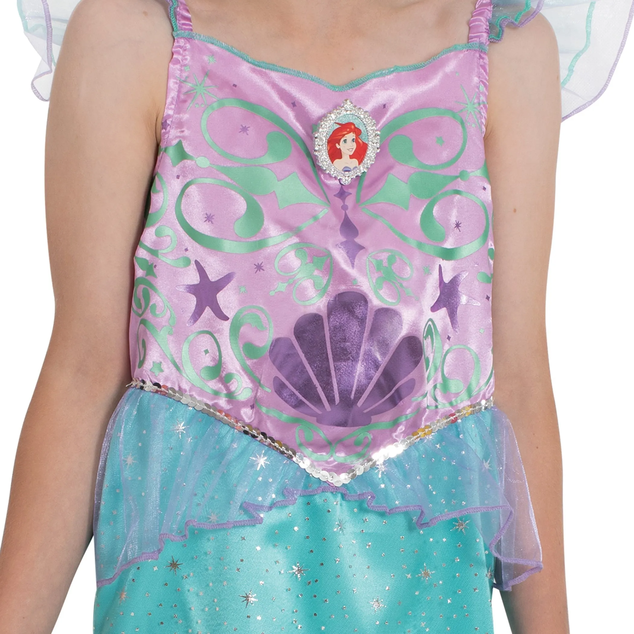 Ariel Sparkle Deluxe Costume for Kids - Disney The Little Mermaid