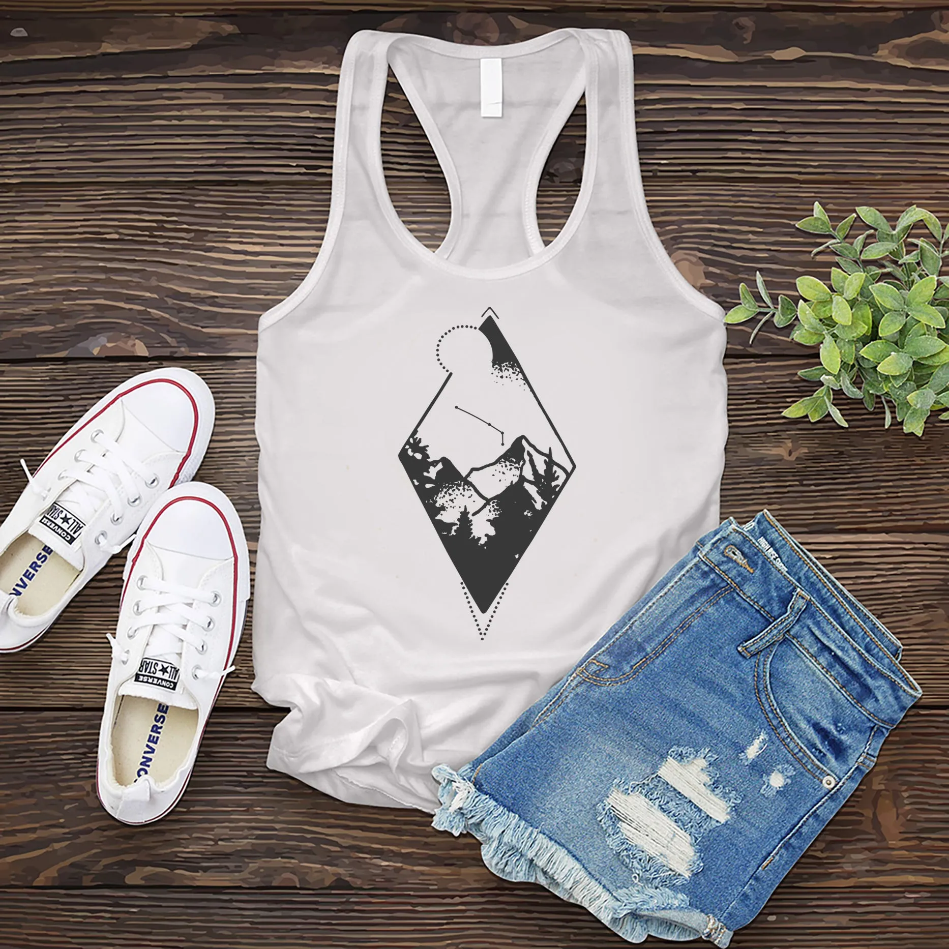 Aries Mountain Diamond Women's Tank Top