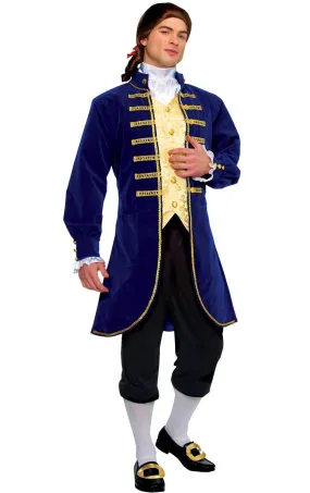 Aristocrat Mens Blue English Nobleman Costume