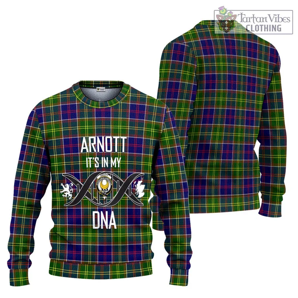 Arnott Tartan Ugly Sweater with Family Crest DNA In Me Style