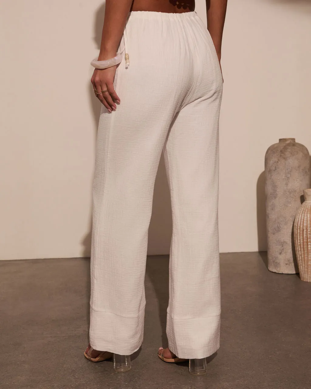 At The Seaside Lightweight Wide Leg Pants