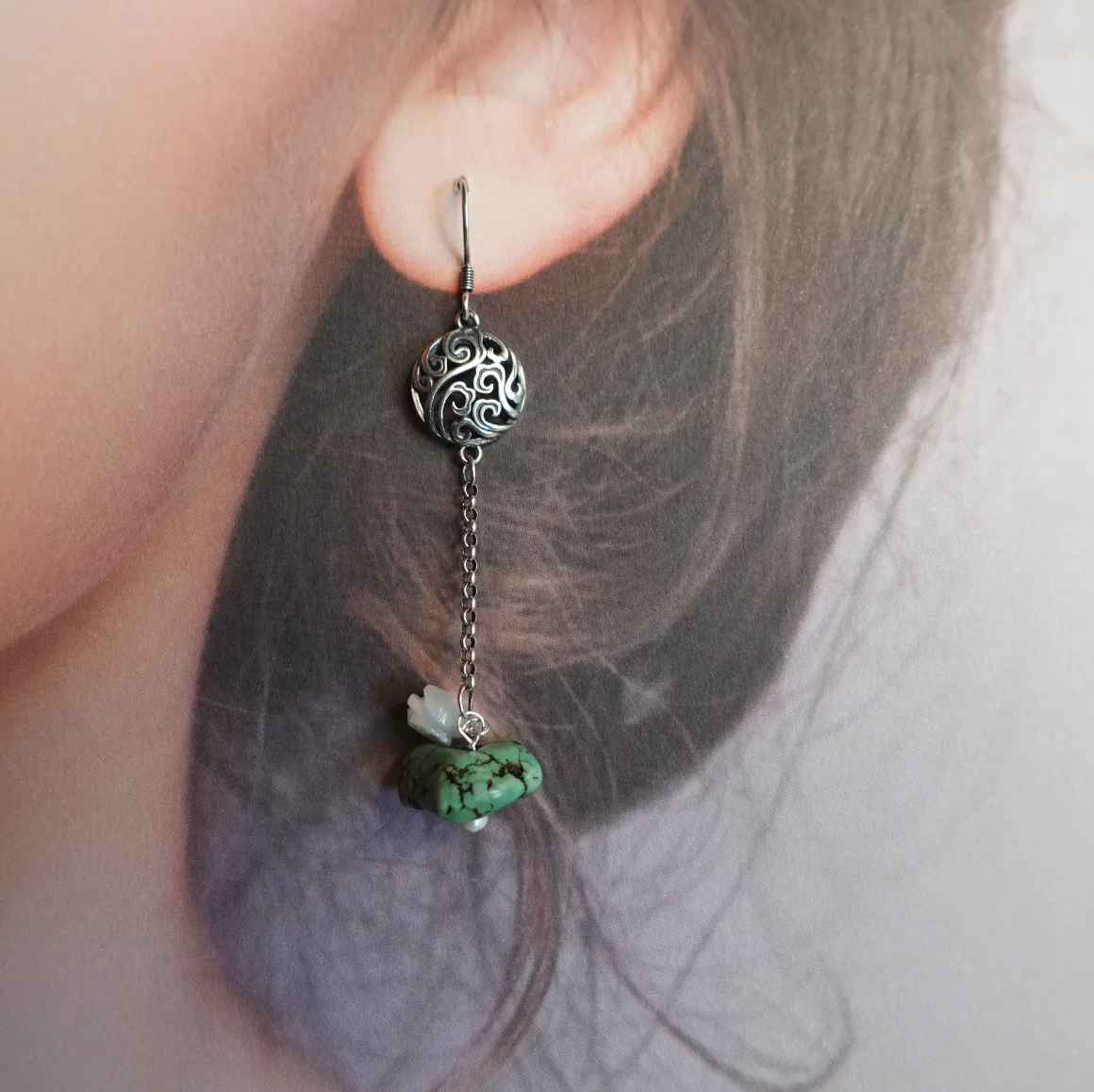 Auspicious Turquoise Earrings