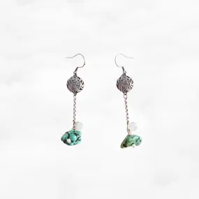 Auspicious Turquoise Earrings