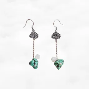 Auspicious Turquoise Earrings