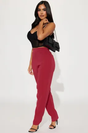 Back At It Trouser Pant - Magenta