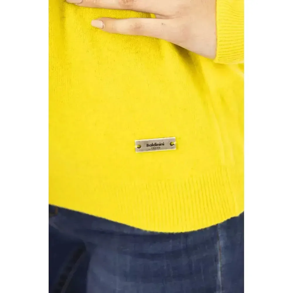 Baldinini Trend Yellow Wool Women Sweater