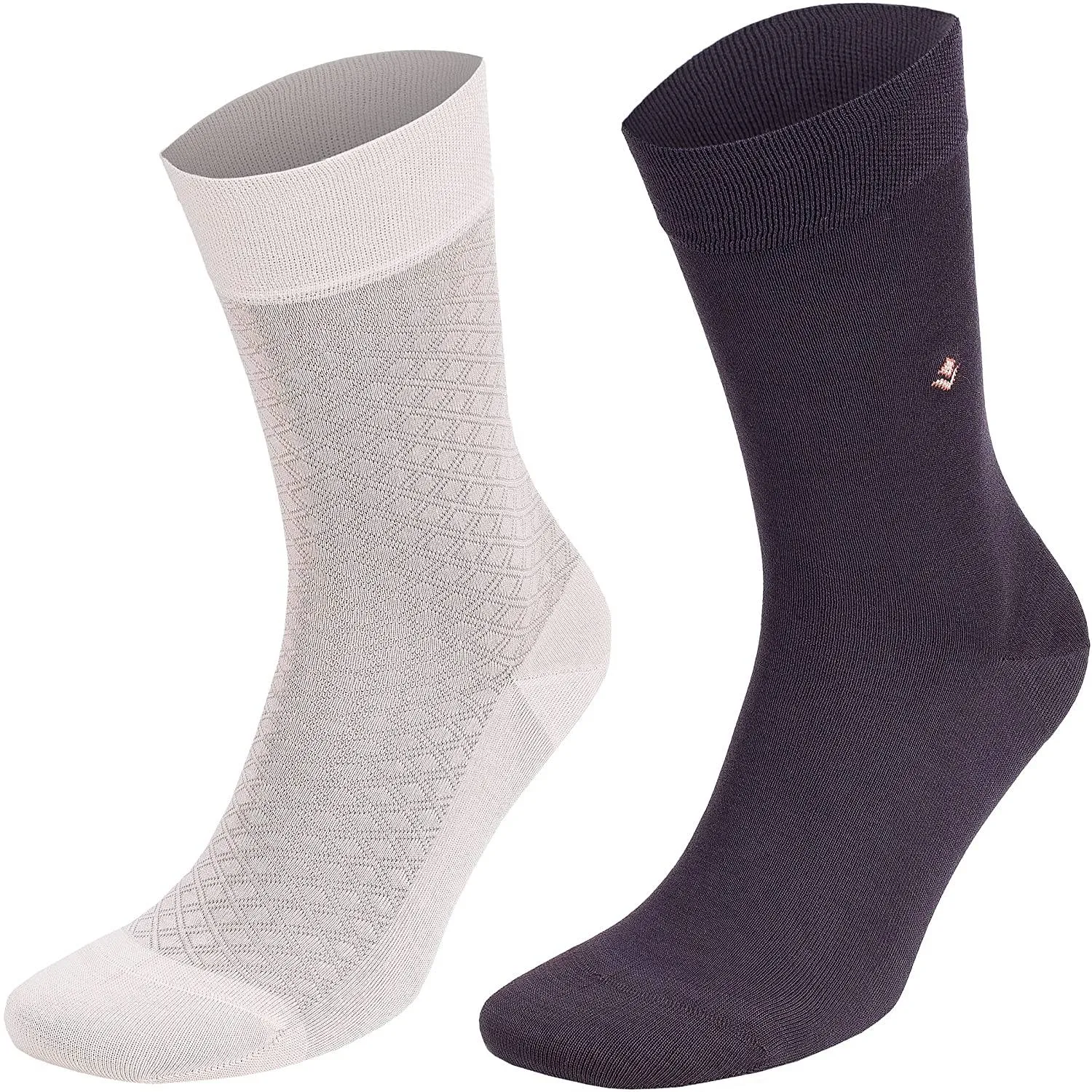 Bambooven Men’s Lightweight Dress & Trouser Socks – (8 Pack)