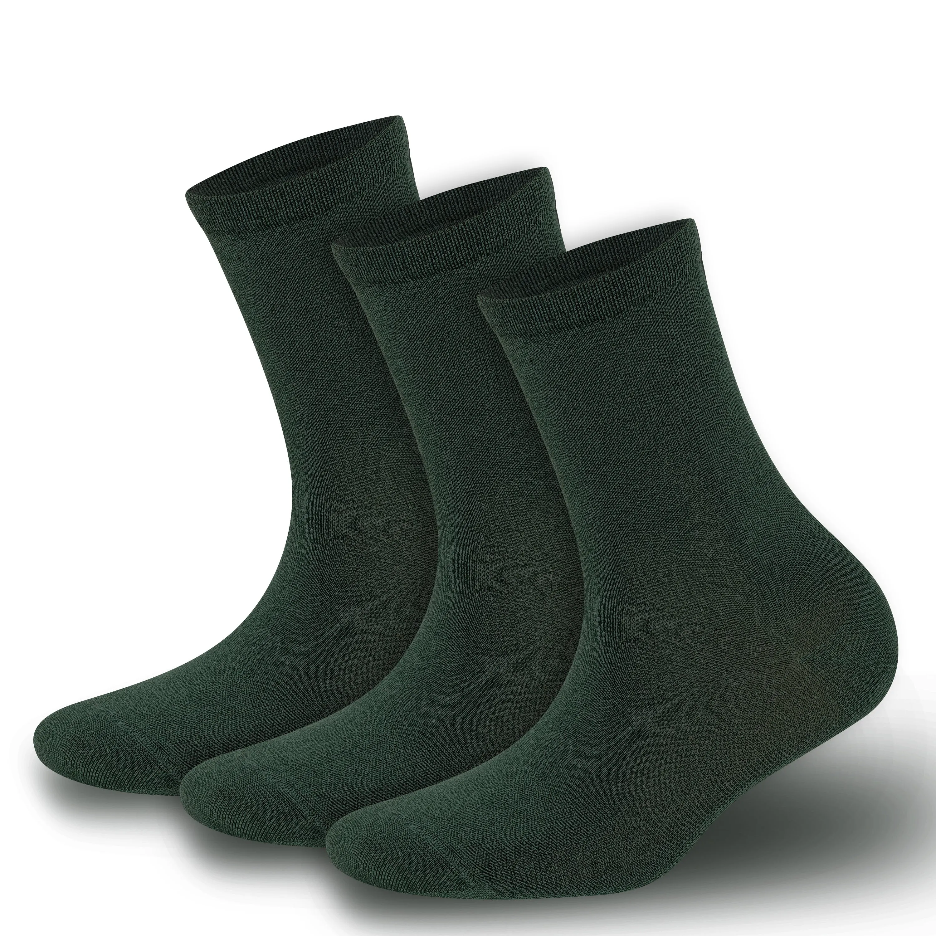 BAMBOOVEN Women’s Rayon Bamboo Dress Socks – (3 Pairs)