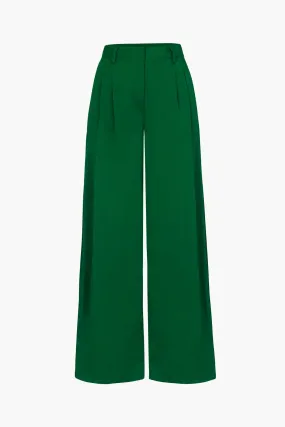 Basic Wide Leg Suit Pants