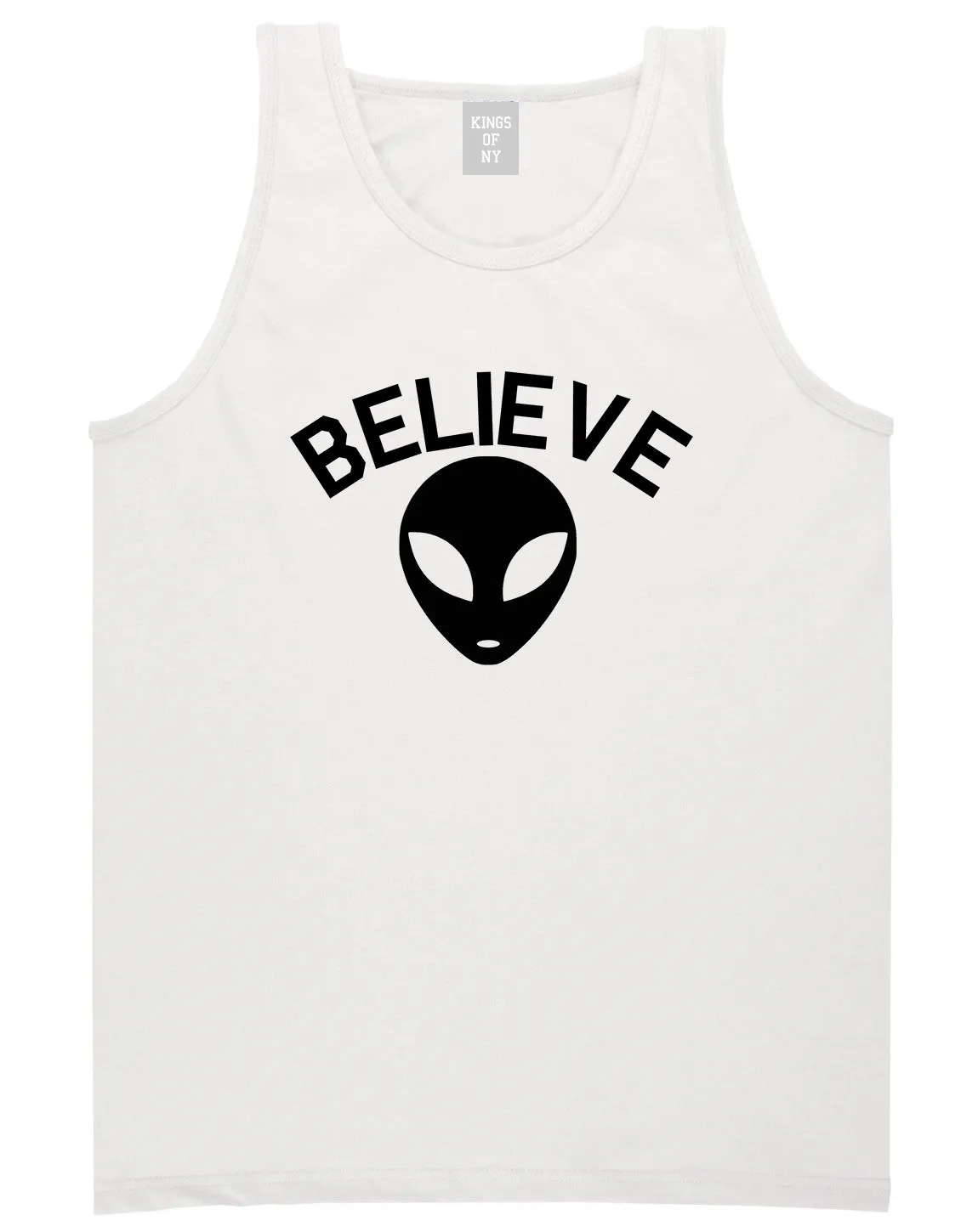 Believe Alien Mens Tank Top Shirt