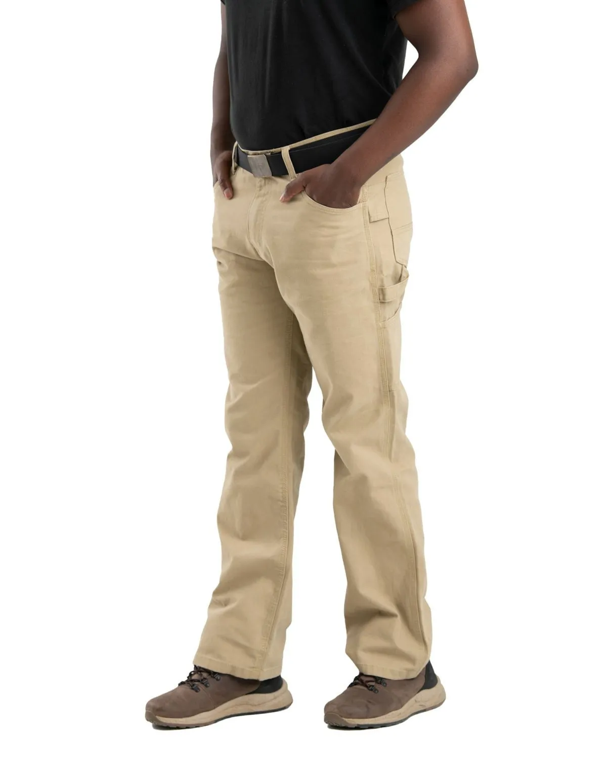 Berne Apparel Mens Heartland Duck Carpenter Timber Khaki 100% Cotton Work Pants