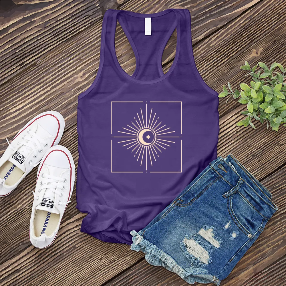 Boho Moon Emblem Women's Tank Top