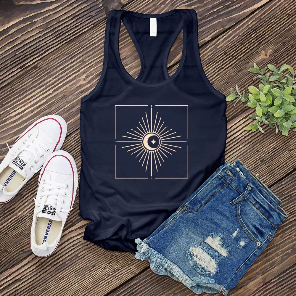 Boho Moon Emblem Women's Tank Top