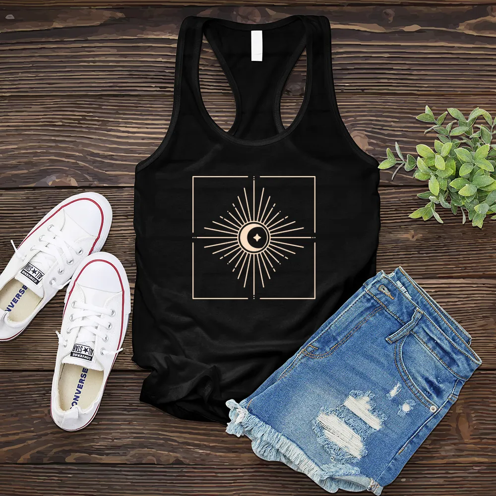 Boho Moon Emblem Women's Tank Top