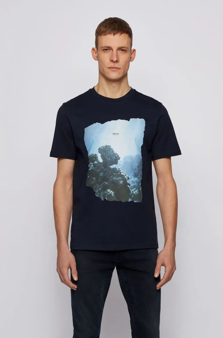 BOSS TNoah4 T-Shirt in Navy