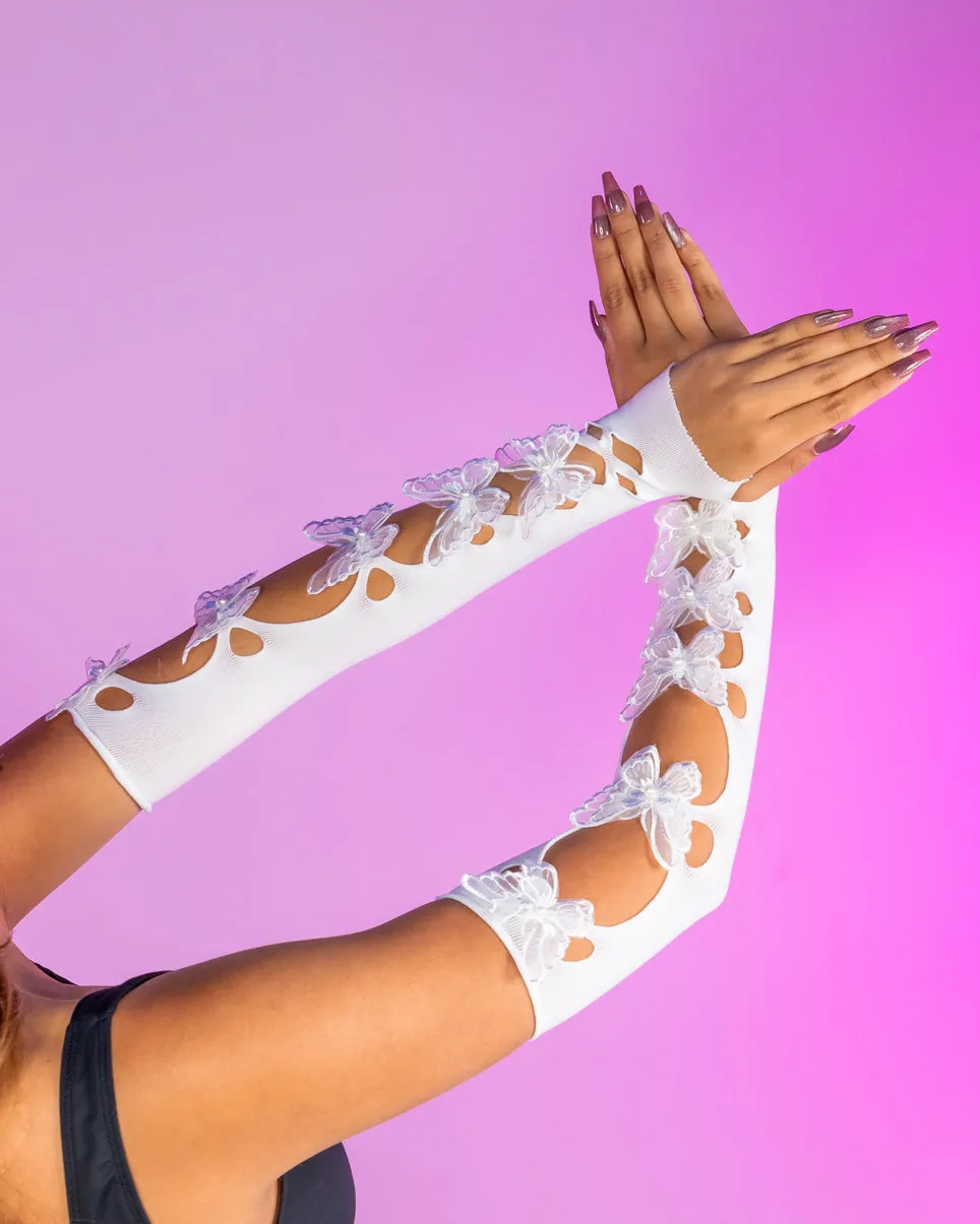 Butterfly Cut-Out Arm Warmers