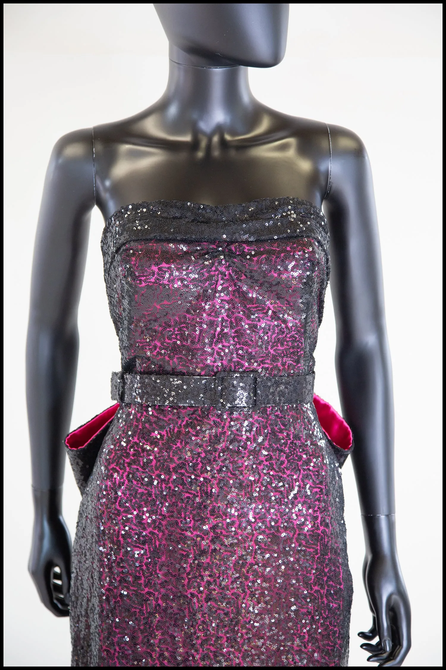 Cabaret - Black Pink Sequin Cocktail Dress