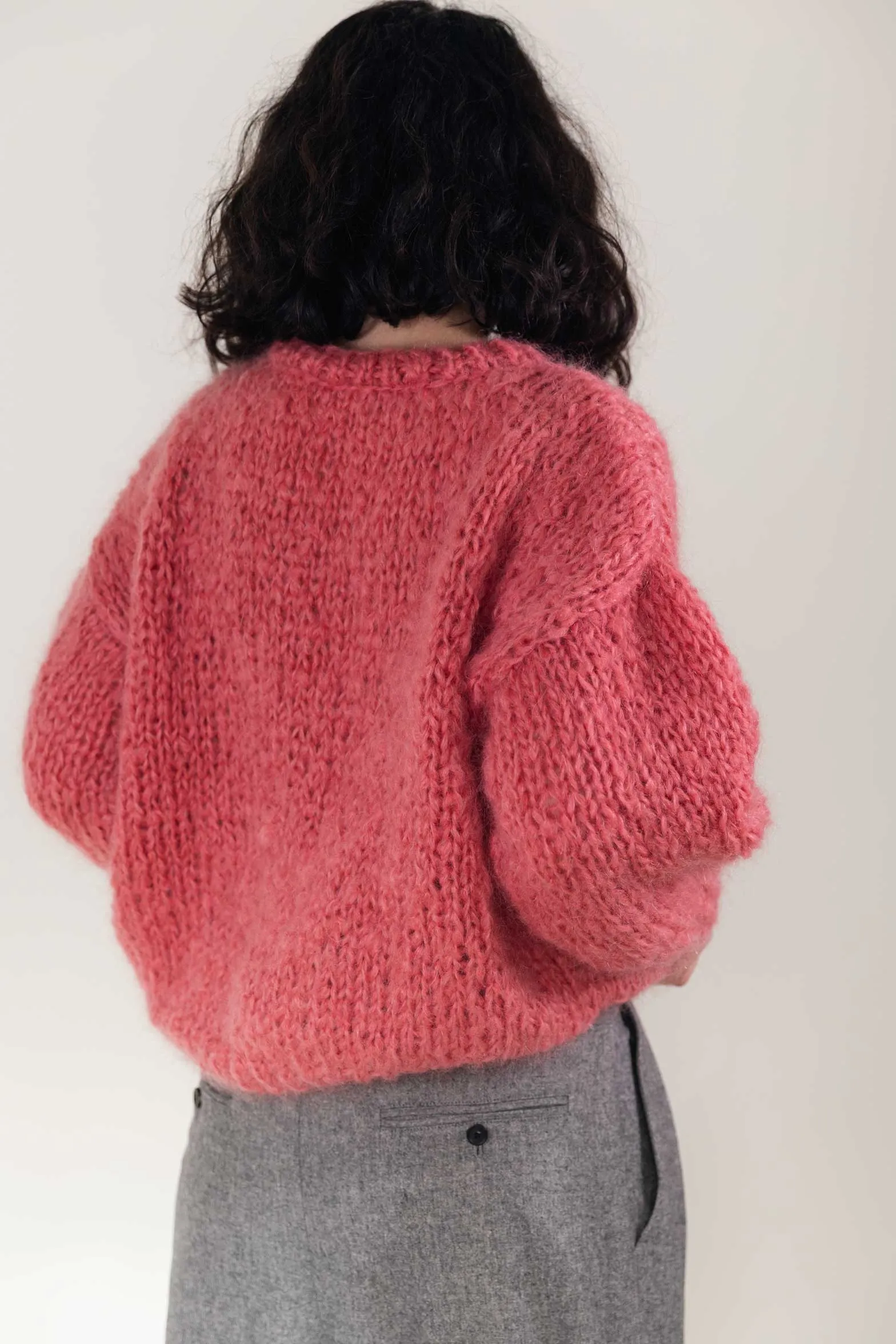 Chunky mohair sweater