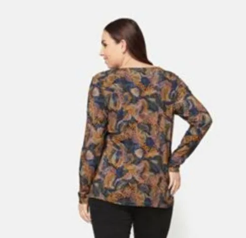 Ciso abstract print top