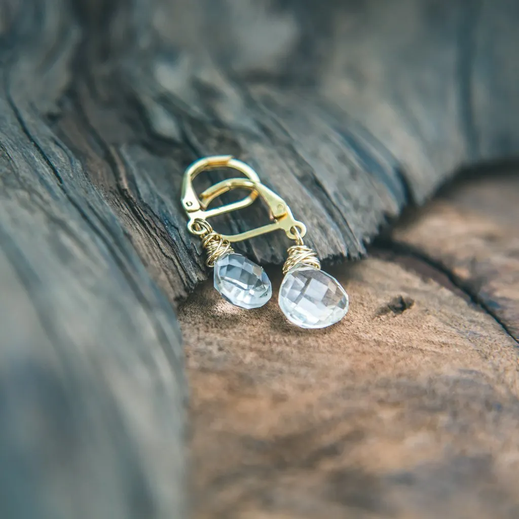 Clarity: Quartz Crystal Earrings