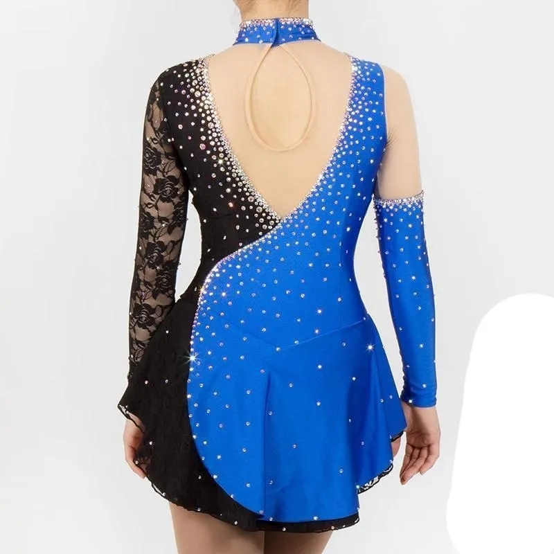 Competition Figure Skating Dress Lace & Crystals BSU3182.81