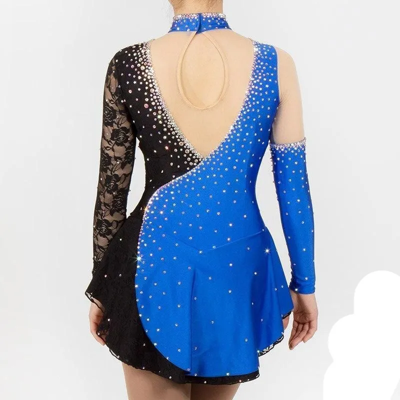 Competition Figure Skating Dress Lace & Crystals BSU3182.81