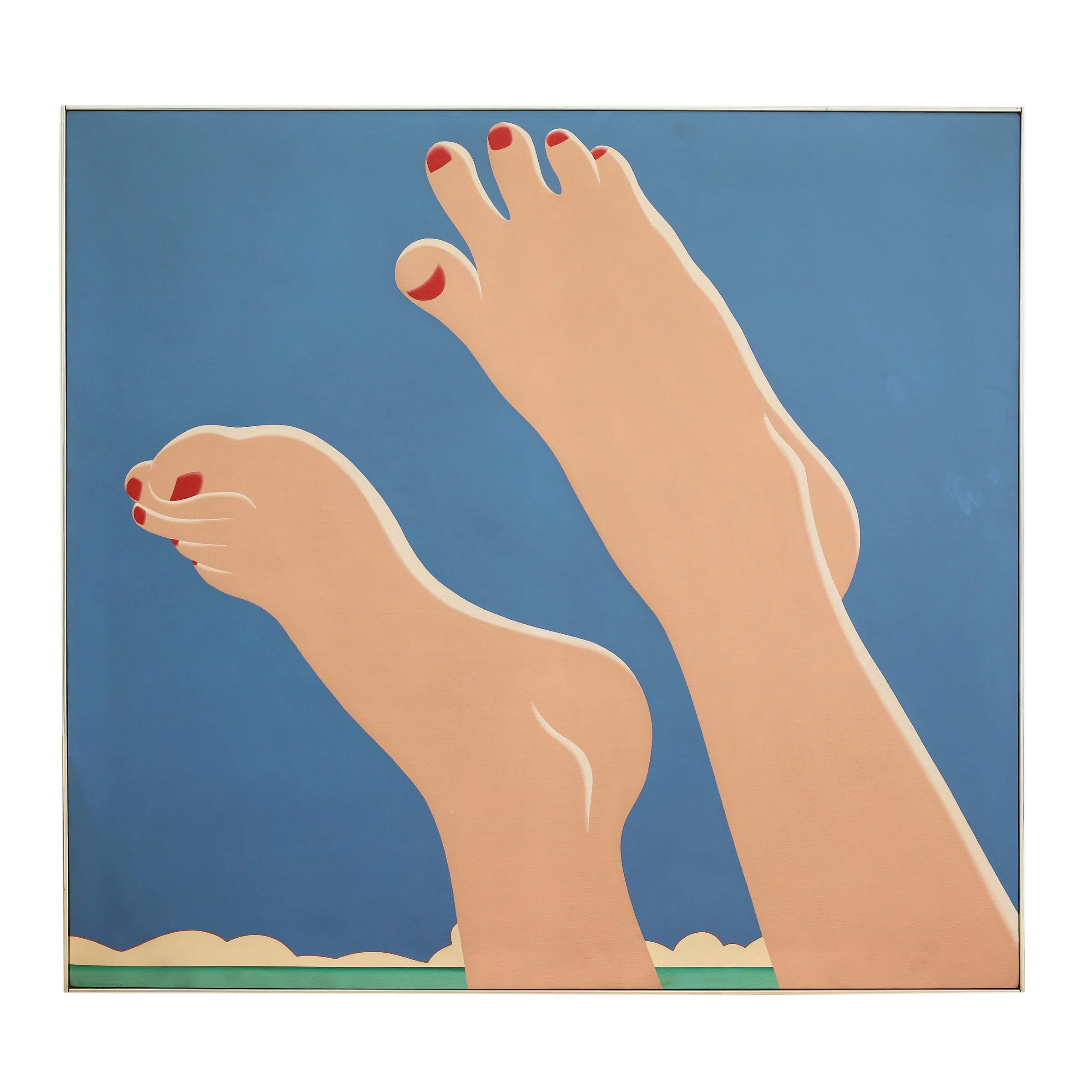 Customizable 'Tom Wesselmann - Seascape #6' Beach Towel Top