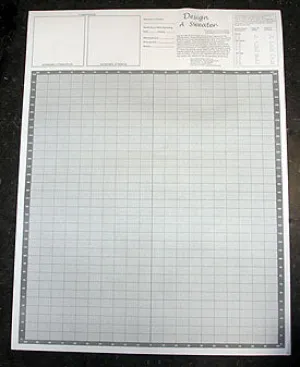 Design a Sweater Knitters' Grid - Knitting Graph Paper