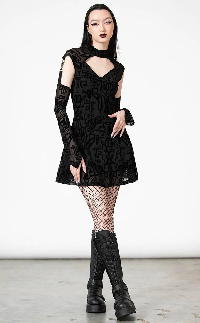 Digital Daze Mesh Dress