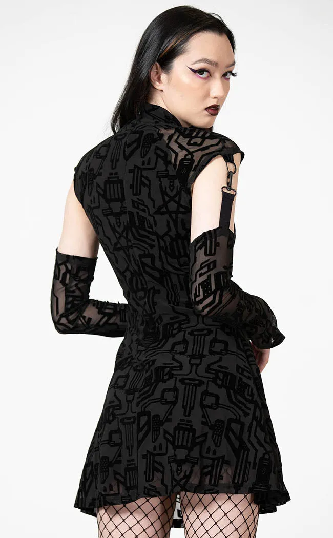 Digital Daze Mesh Dress