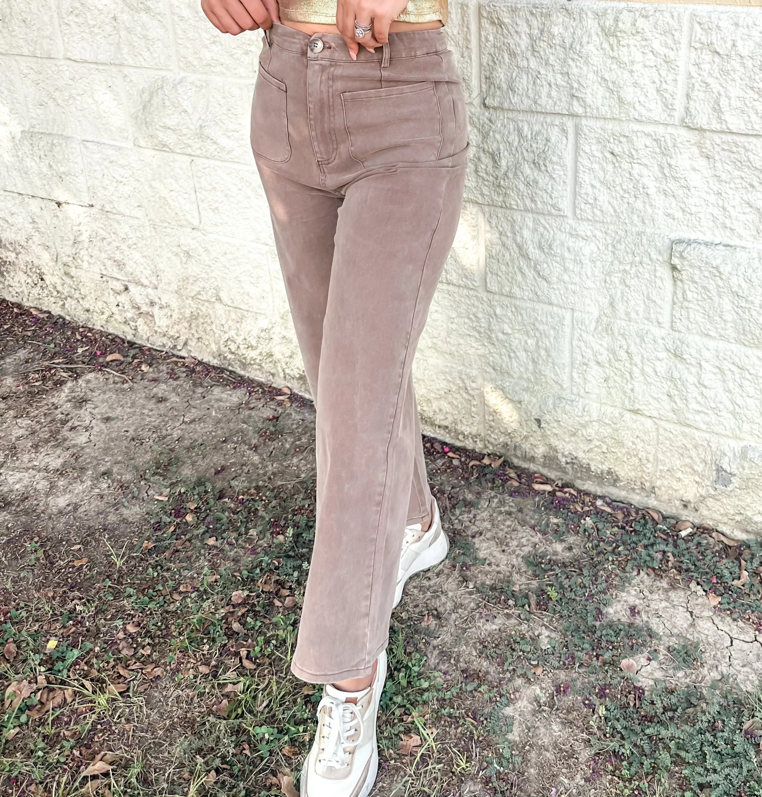 Dine In Style Pants Brown