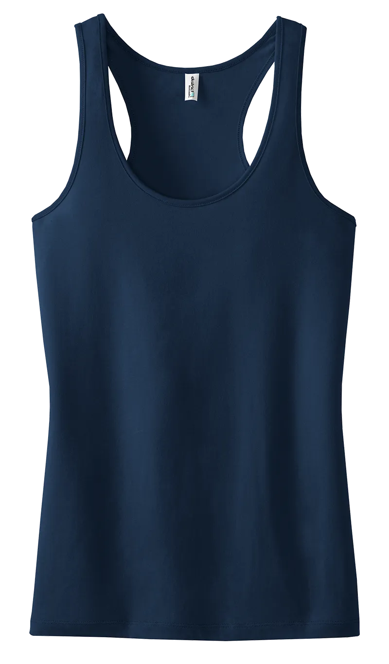 District Threads DT237 Ladies Racerback Tank Top  (Available in 13 colors)