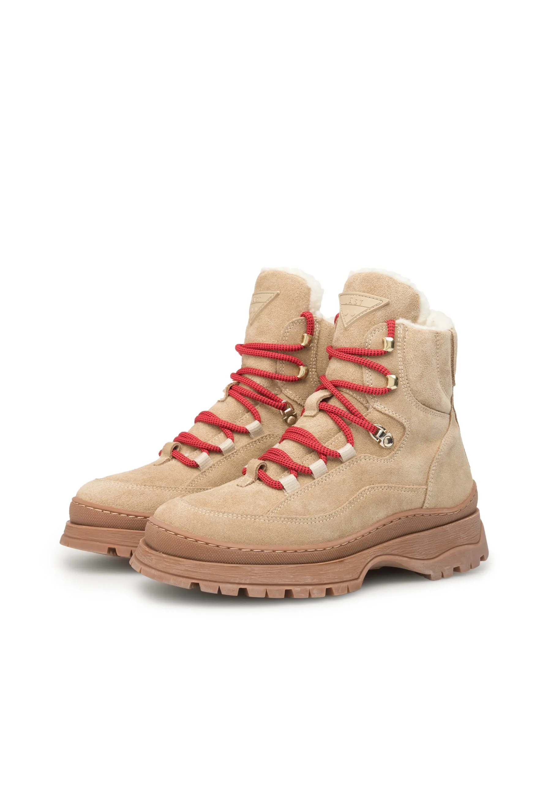 Downhill Boots Warm Suede Beige