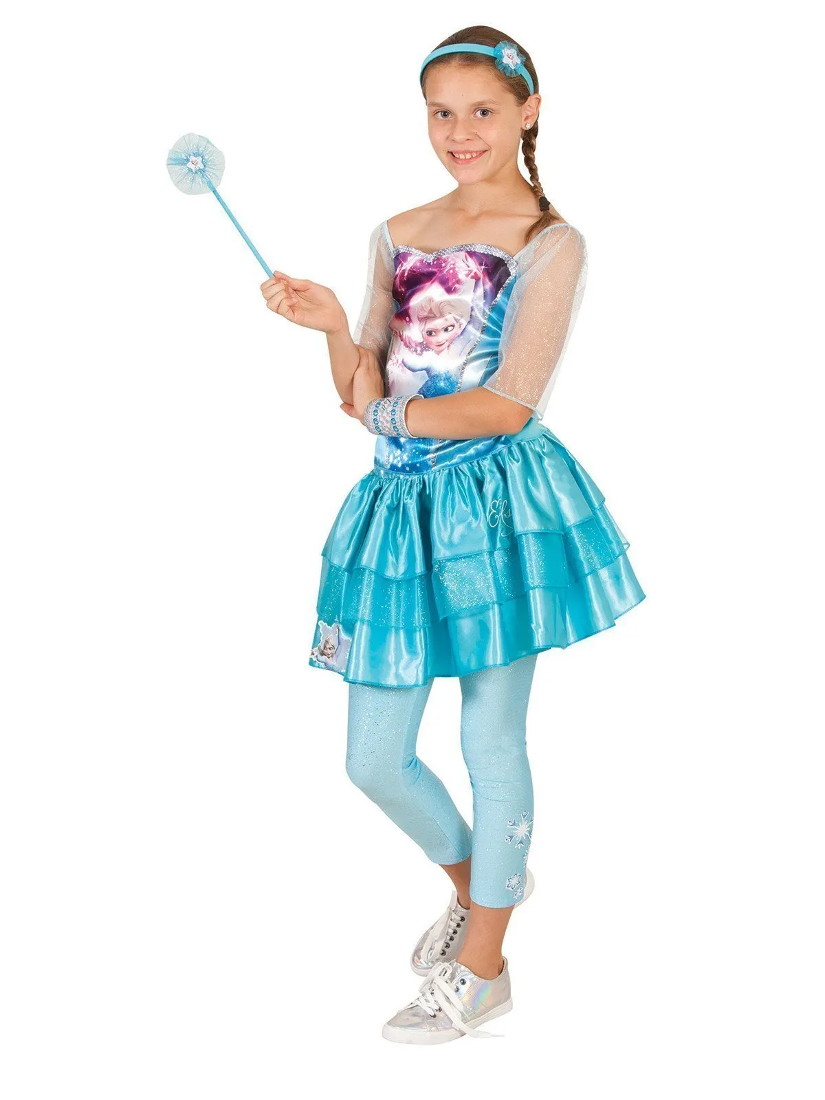 Elsa Footless Tights for Kids - Disney Frozen