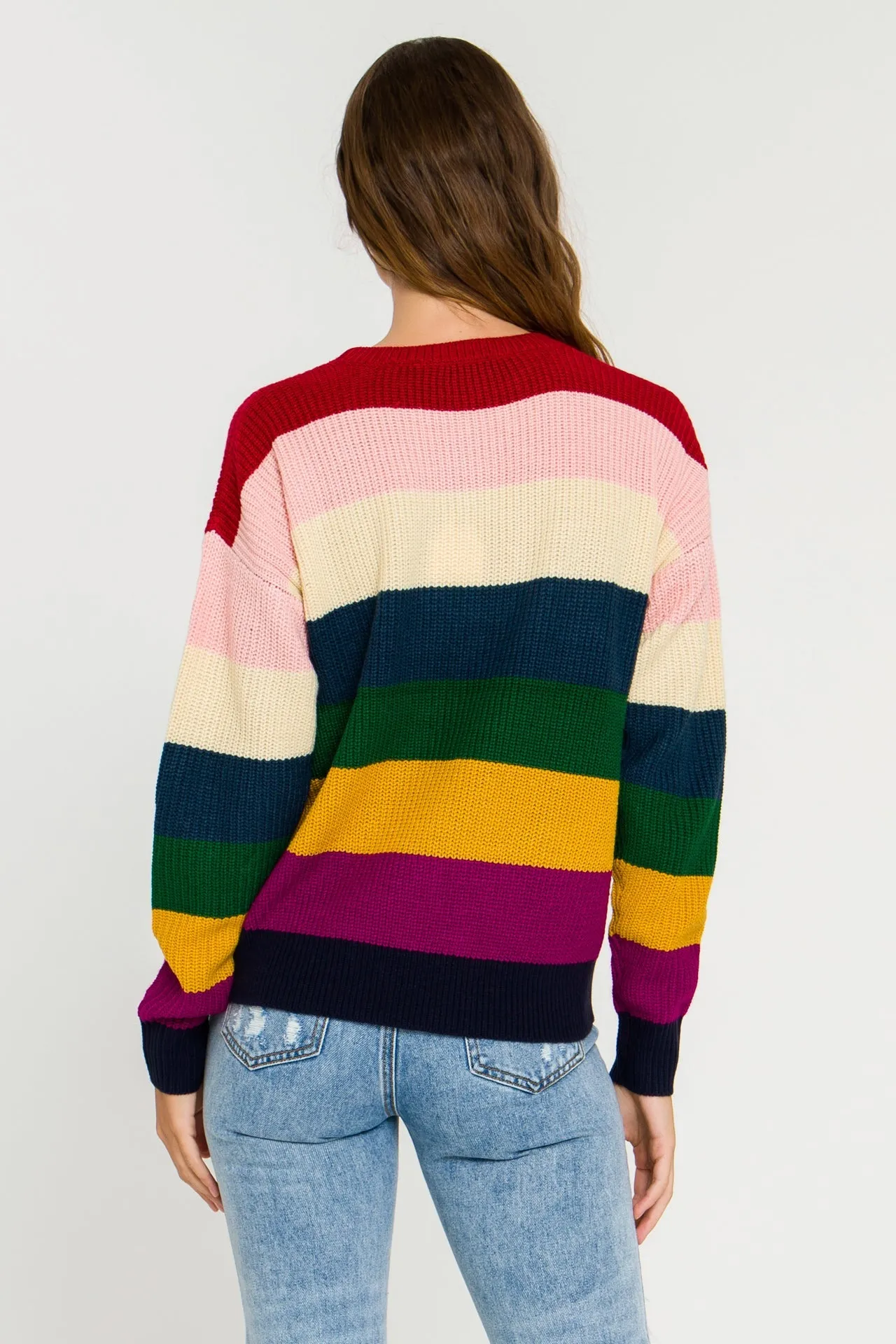 English Factory - Multi-Colored Stripe Sweater