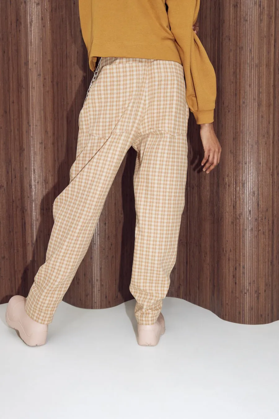 Eve Gravel Jackie Pants - Almond & Cappuccino (In Store)