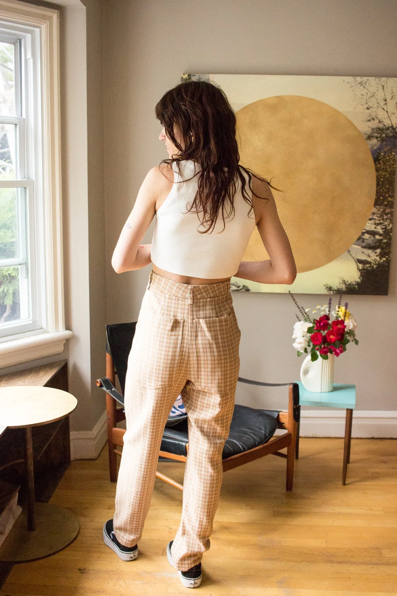 Eve Gravel Jackie Pants - Almond & Cappuccino (In Store)